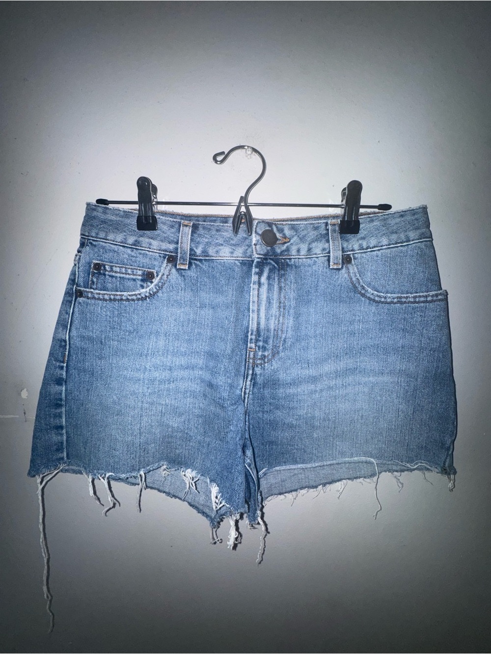 ASOS Classic Light Blue Denim Cutoff Shorts